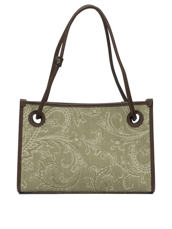 Shopping Eyes Shoulder Bags Green - Etro