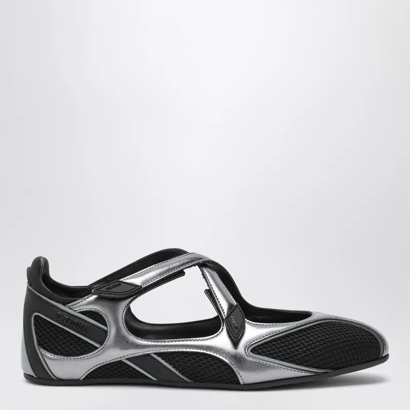 Ballerina Flat Floor 01 Black - The Attico