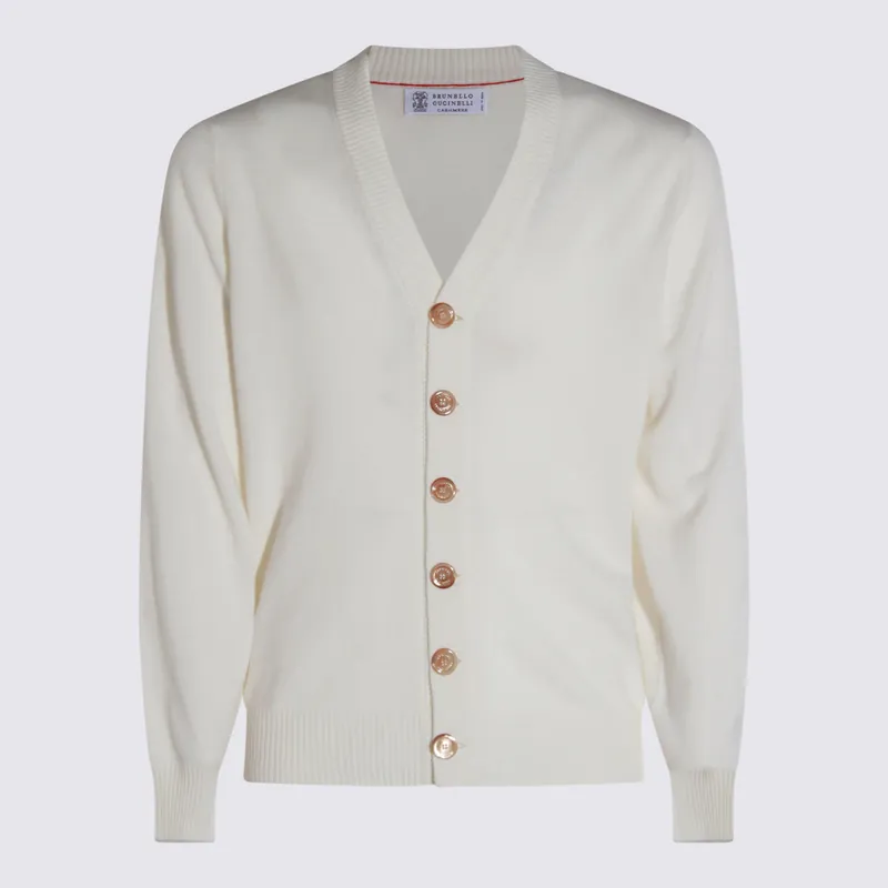 Sweaters White - Brunello Cucinelli