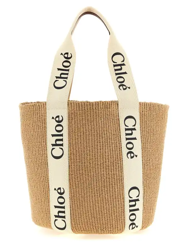 Woody Tote Bag Beige - Chloé