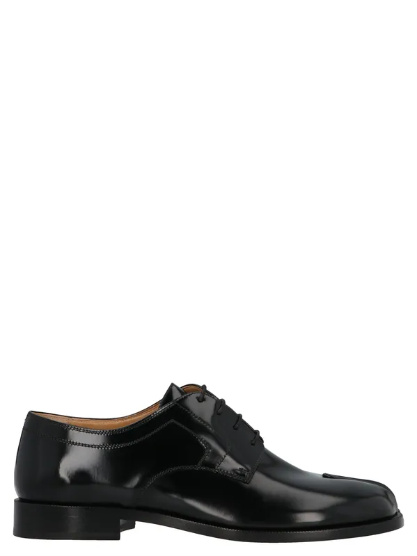 Tabi Lace Up Shoes Black - Maison Margiela