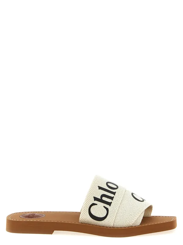 Woody Sandals White - Chloé