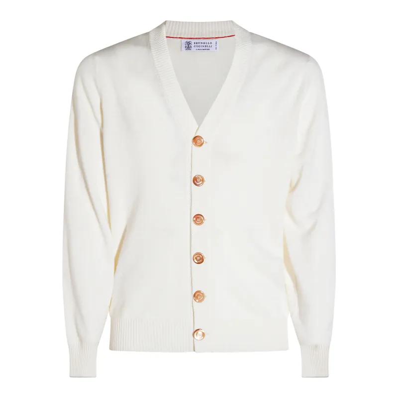Sweaters White - Brunello Cucinelli