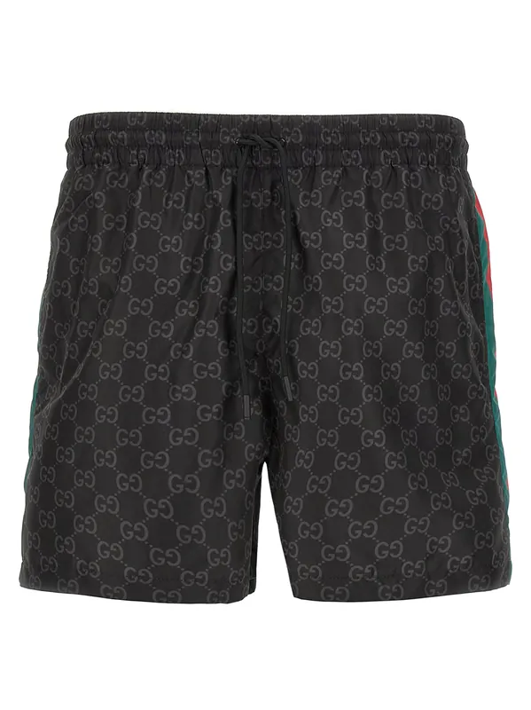 Gg Beachwear Black - Gucci