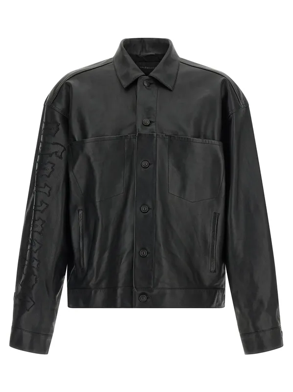 Shirt Jacket Puffer Jackets Black - Balenciaga