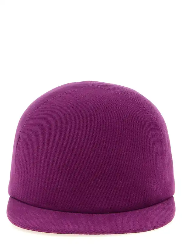 Cotton Drill Hat Hats Purple - Balenciaga
