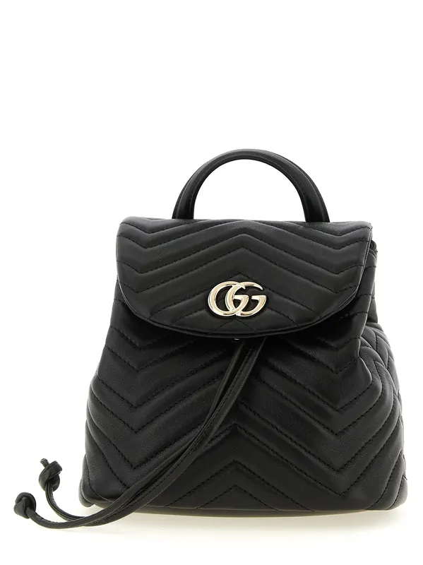 Gg Marmont Backpacks & Travels Black - Gucci