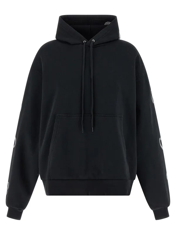 Cursive Sweatshirt Black - Balenciaga
