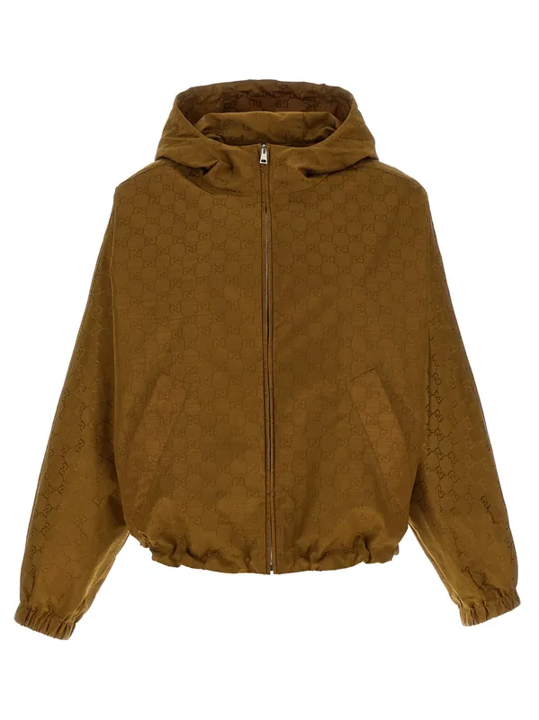 Gg Puffer Jackets Yellow - Gucci