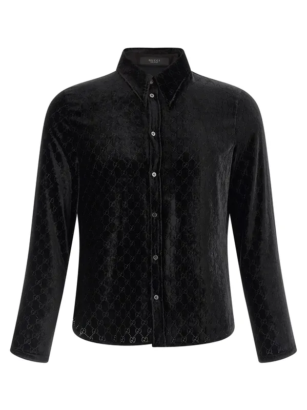 Gg Shirt And Blouse Black - Gucci