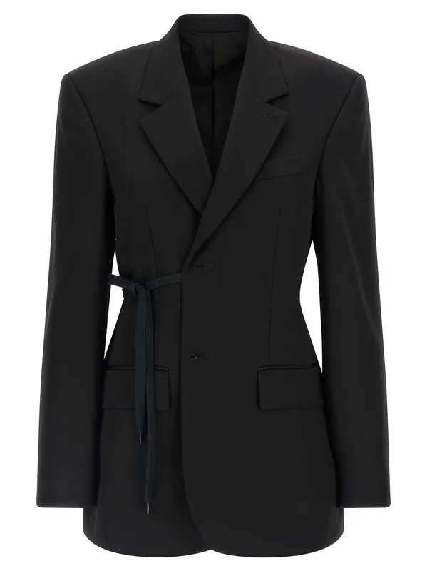 Wrap Tailored Blazers Black - Balenciaga