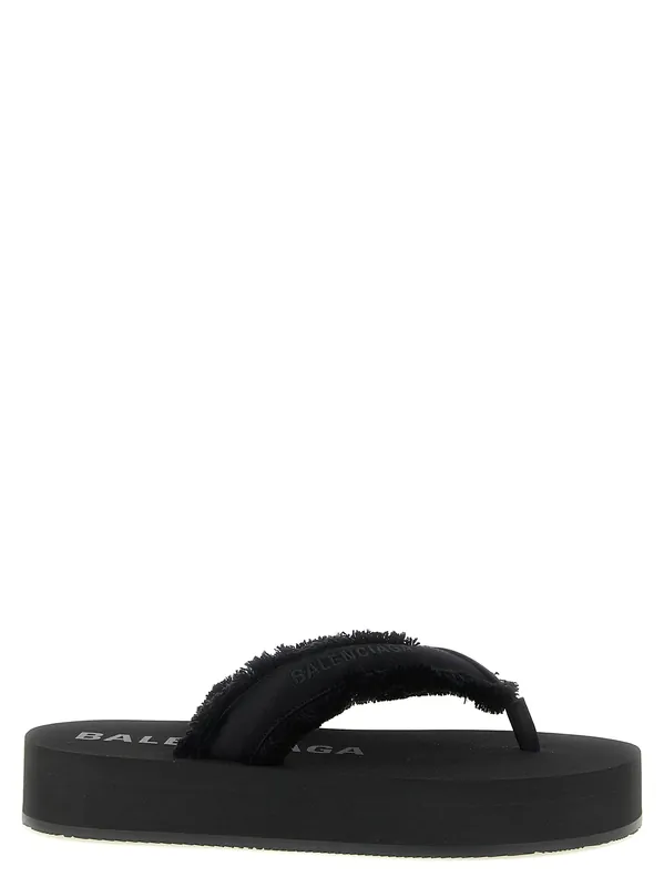 Jet Lag Sandals Black - Balenciaga