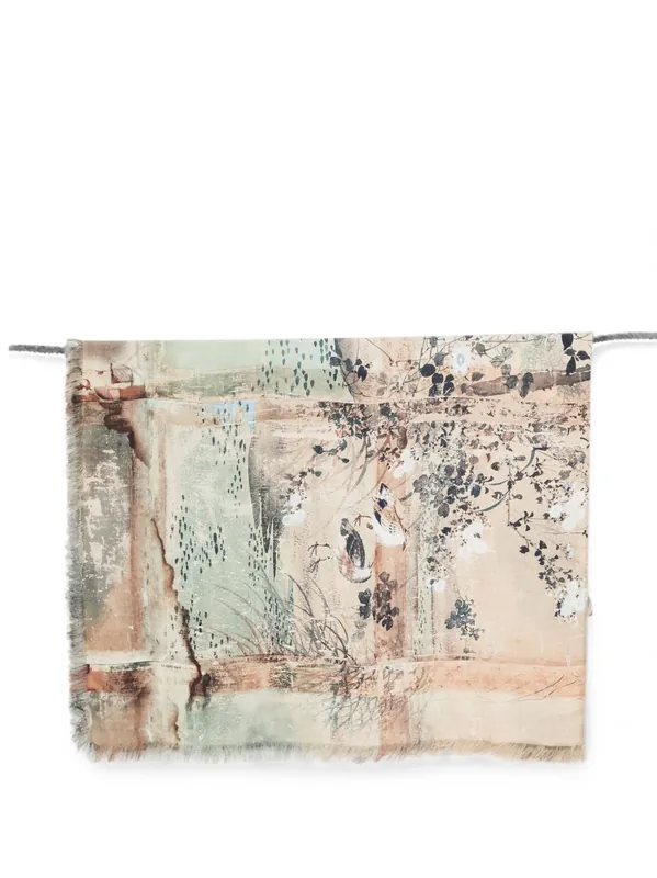 Printed Silk Scarf - Pierre Louis Mascia