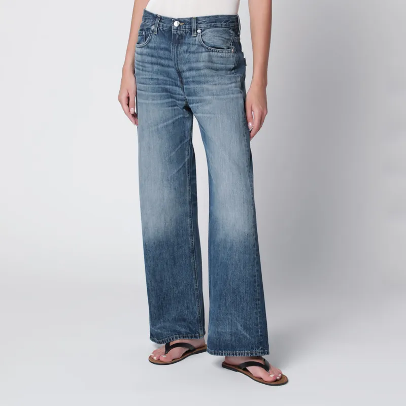 Haikure Wide-Leg Jeans In Blue Ryder Denim