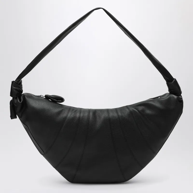 Large Black Croissant Bag - Lemaire