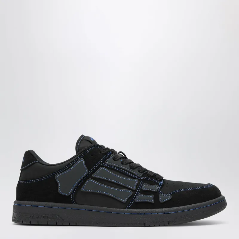 Skel Low-Top Sneakers In Black Calf Leather