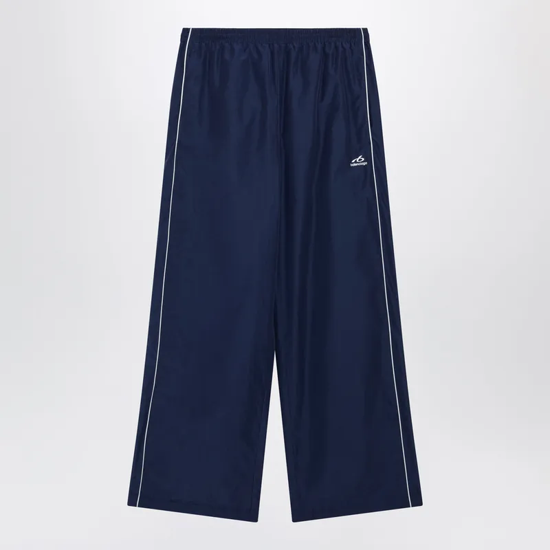 Bodies Track Pants In Dark Navy Poplin - Balenciaga