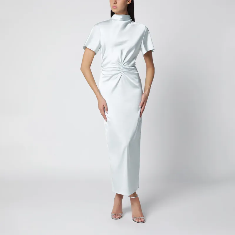 Ice Flow Ruched Midi Dress - Rotate