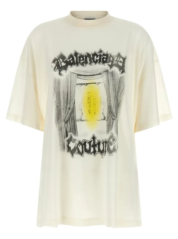 Shaped Salon De Couture T-Shirt White
