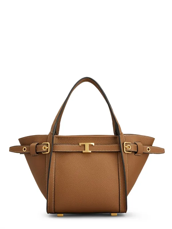 T Signature Leather Shopping Bag - Tod's