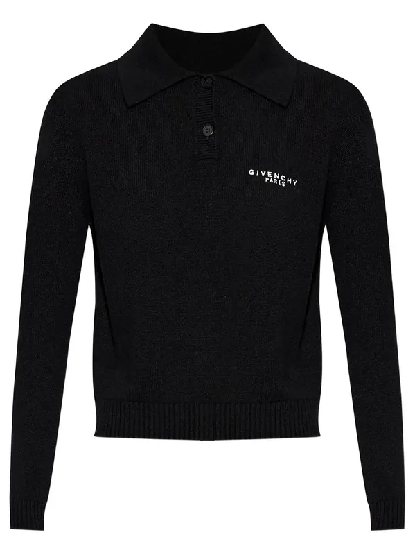 Wool And Cashmere Polo Swater - Givenchy