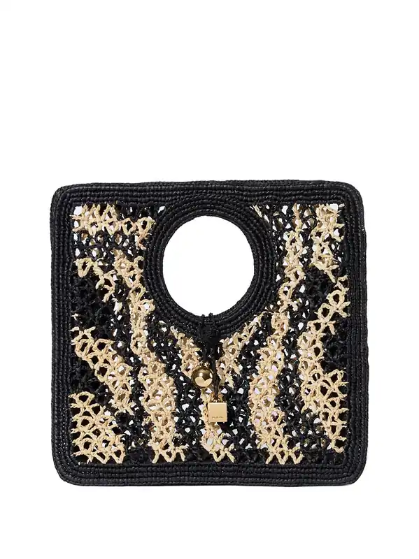Le Petit CarrÉ Spiaggia In Raffia - Jacquemus