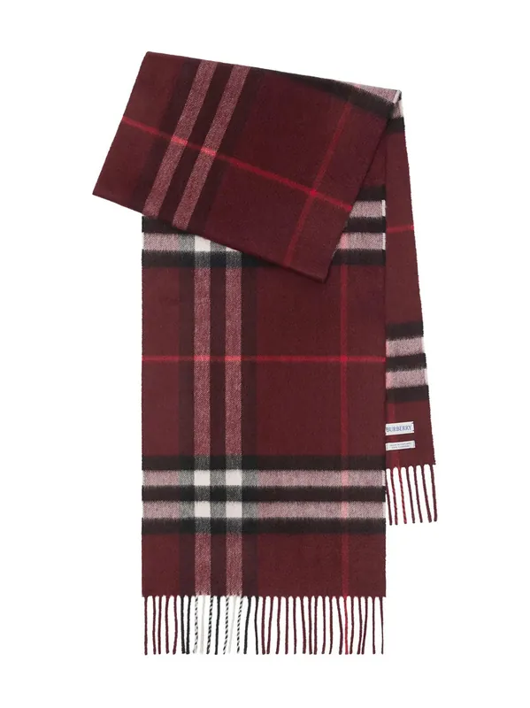 Check Cashmere Scarf - Burberry London England