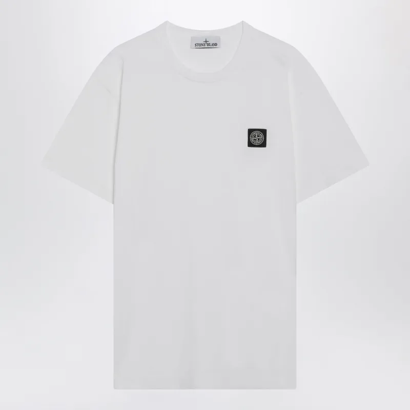 White Slim-Fit Cotton T-Shirt