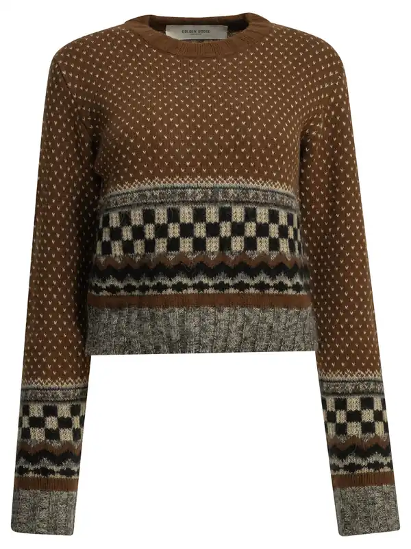Journey Knitwear Brown - Golden Goose