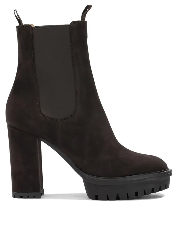 Barry Boots And Ankle Boots Brown - Gianvito Rossi