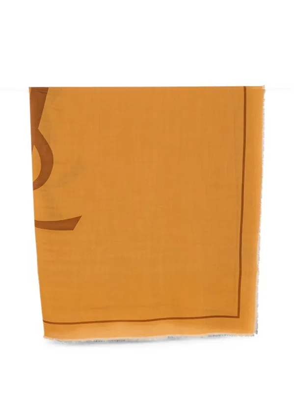 Logo Wool Foulard - Saint Laurent