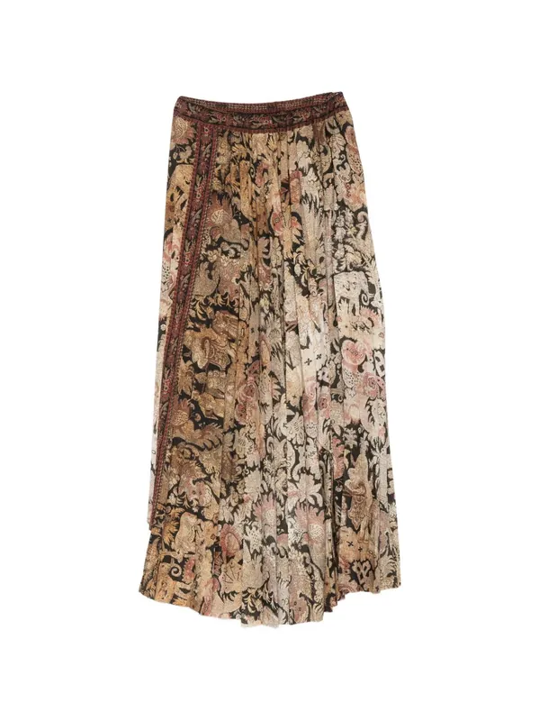 Printed Long Skirt - Pierre Louis Mascia