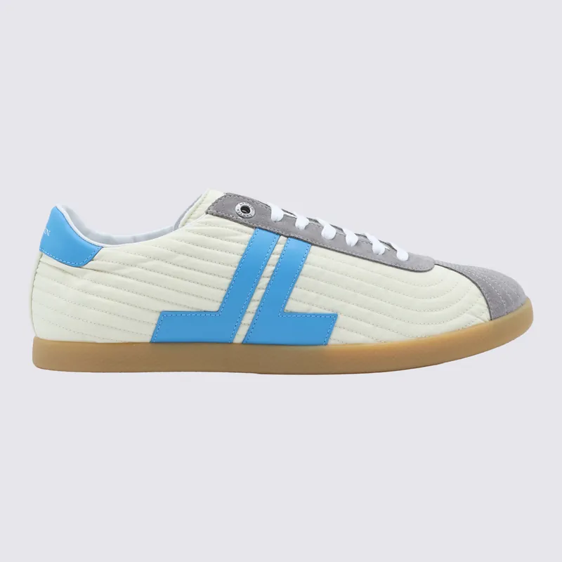 Sneakers Ecru/Light Blue - Lanvin