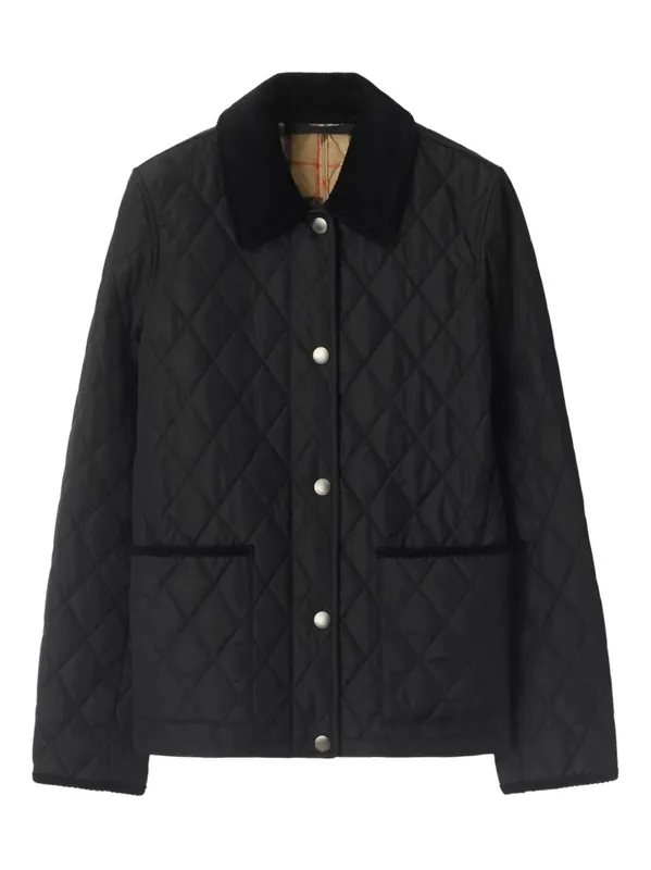 Check Lining Quilted Nylon Dorset Jacket - Burberry London England