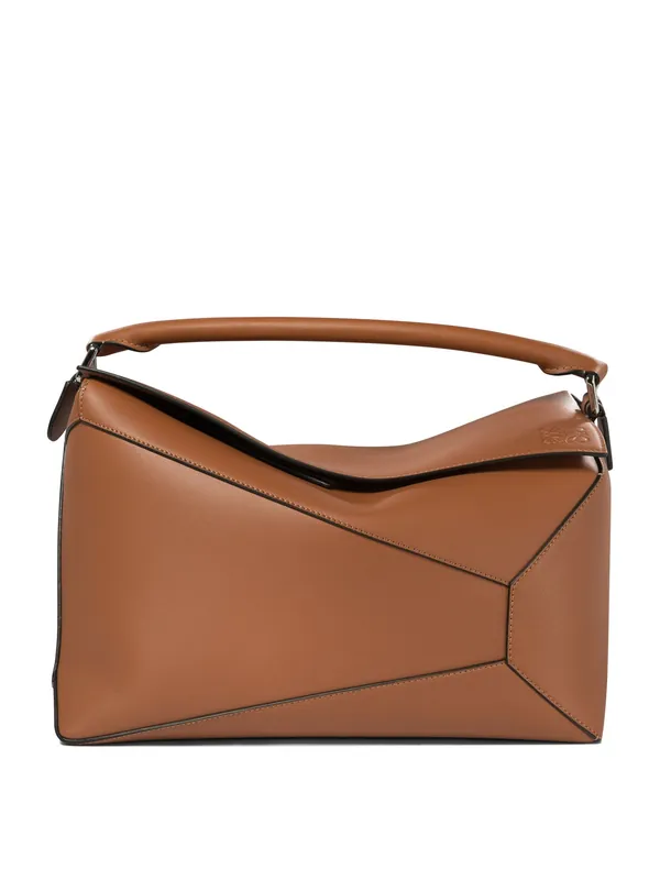Puzzle Edge New Large Handbags Brown - Loewe