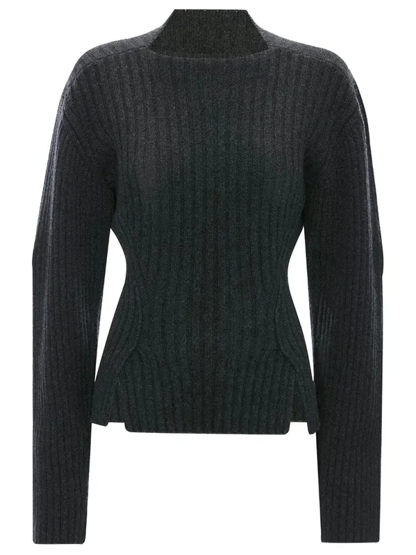 Ribbed Jumper In Merino Wool - Victoria Beckham