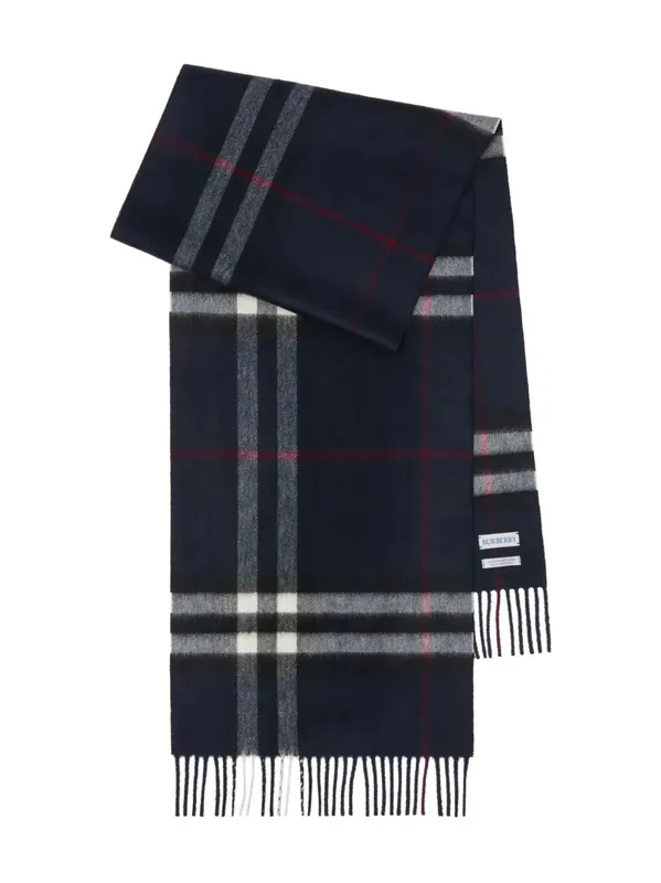 Giant Check Cashmere Scarf - Burberry London England