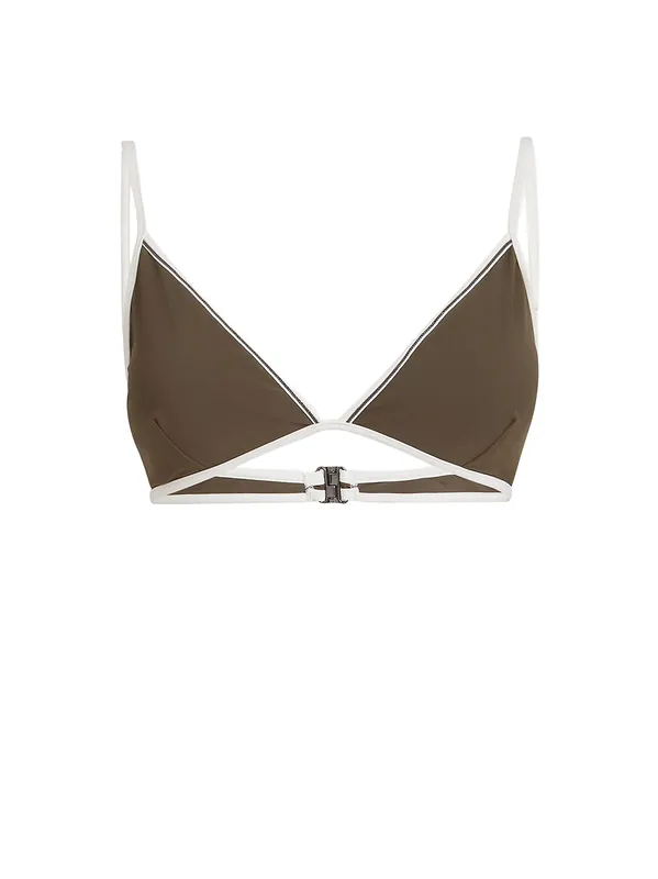 Nylon Bikini Top With Monile Details - Brunello Cucinelli