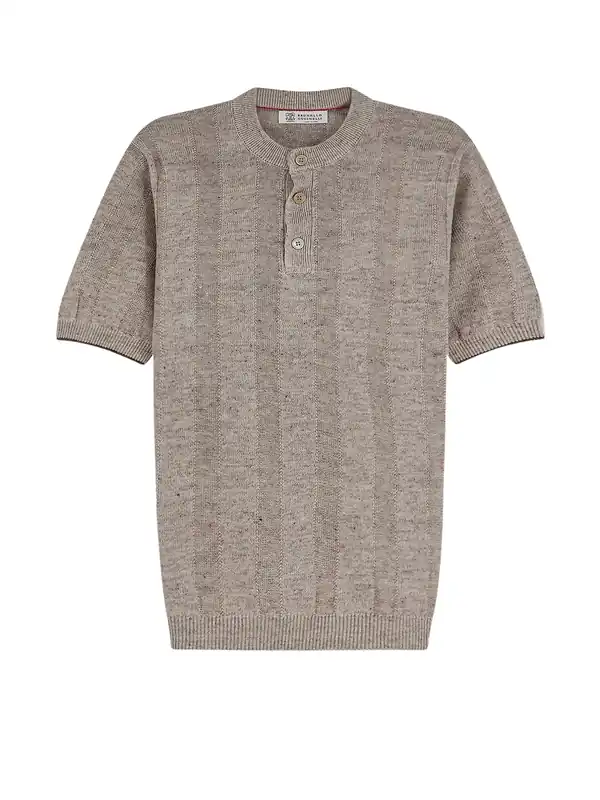 Linen And Cotton Blend Sweater - Brunello Cucinelli