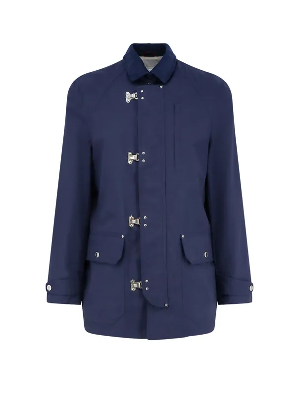 Water-Resistant Jacket With Hooks