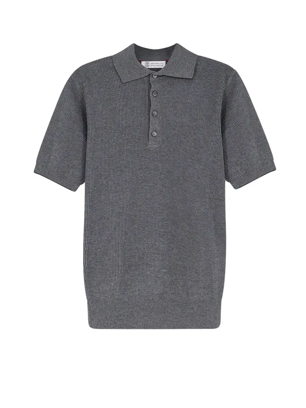 Cotton Polo Shirt - Brunello Cucinelli