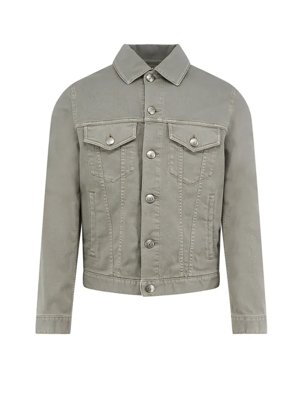 Grey Denim Jacket - Brunello Cucinelli