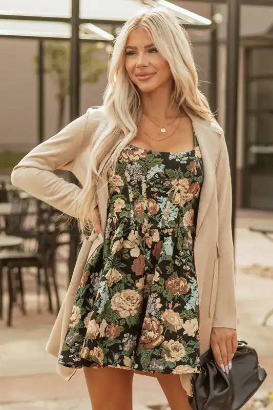 Coconut Faux Suede Open Front Jacket - Active USA