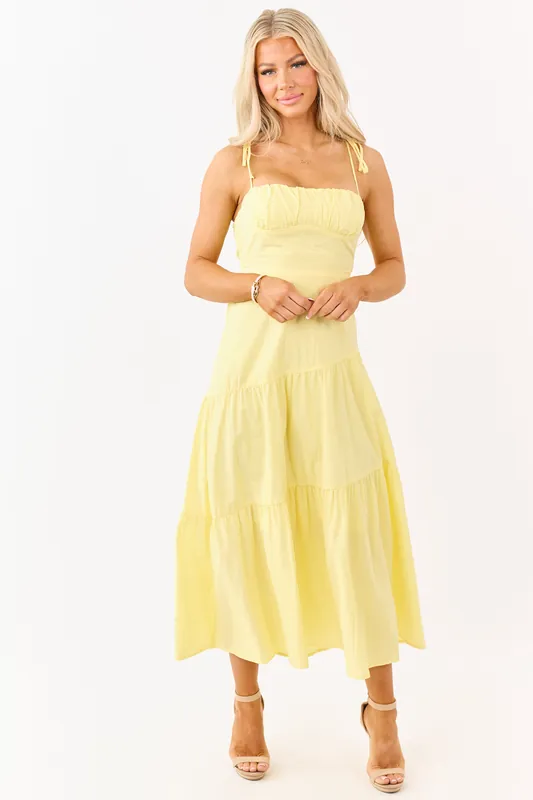 Sunshine Cotton Tiered Sleeveless Maxi Dress - Paper Moon
