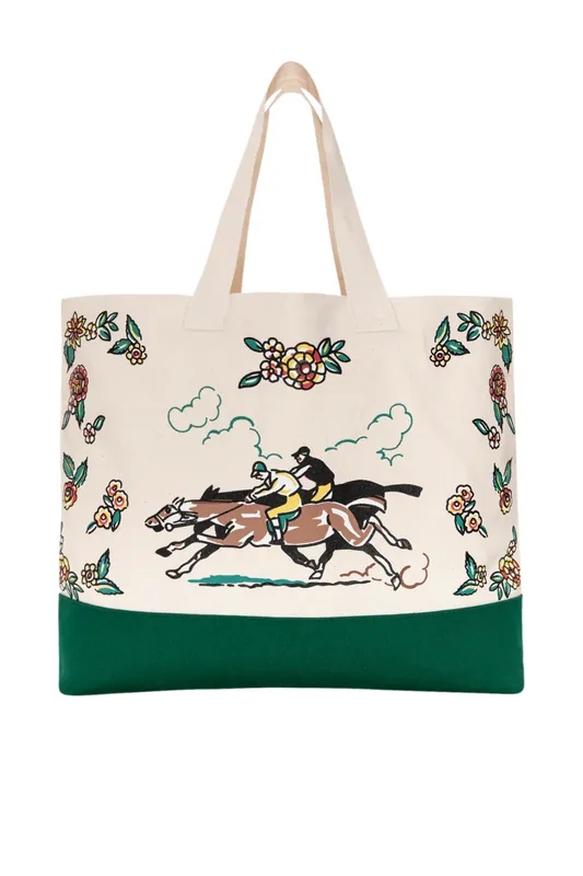 The Derby Tote | Cream - The Great