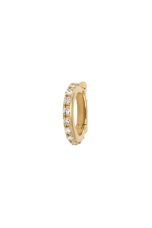Oval Diamond Openable Bail - Three Stories Jewelry
