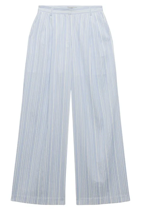 Grace Wide Leg Pant | Blue Stripe - Simkhai