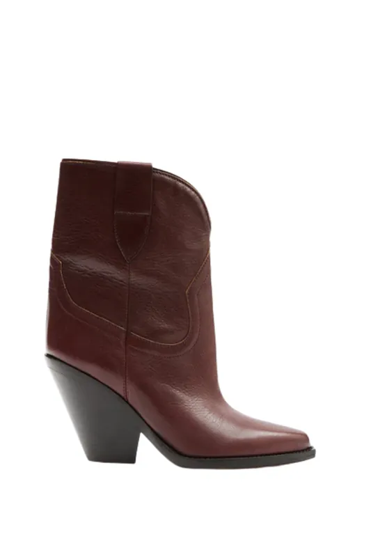 Leyane Boot | Mahogany - Isabel Marant