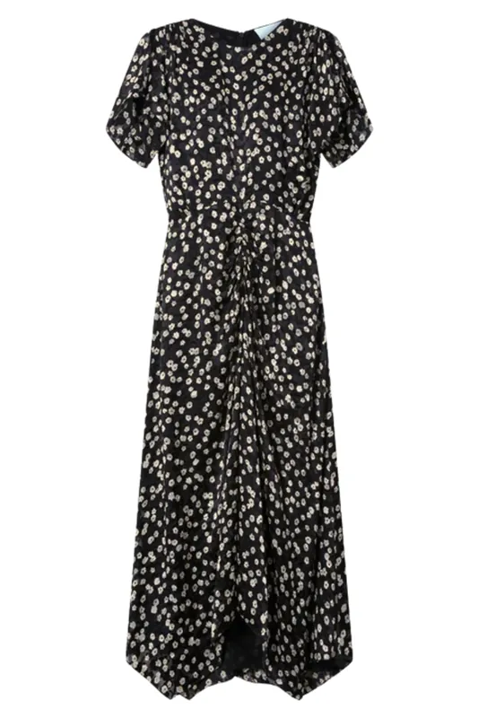 Herva Dress | Black/Ecru - Isabel Marant
