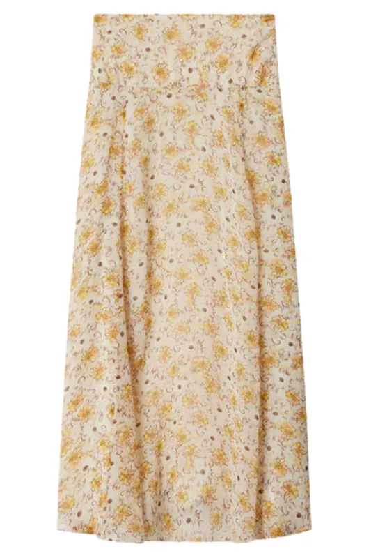 Fran Skirt | Light Yellow/Ecru - Isabel Marant